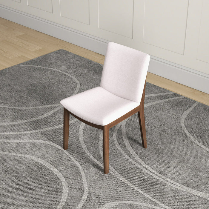 Laura - Mid-Century Modern Solid Wood Dining Chair (Set of 2)