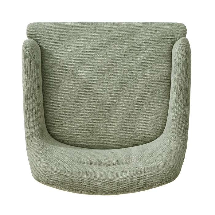 Modern Elegance Accent Chair With Curved Backrest
