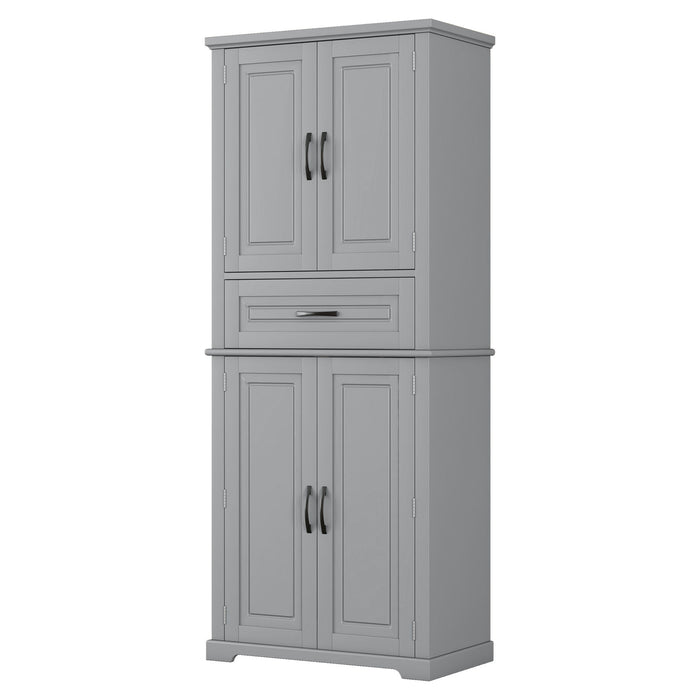 Bathroom Storage Cabinet With Multifunctional Storage Space, Drawer With Slide Rails, Adjustable Shelf
