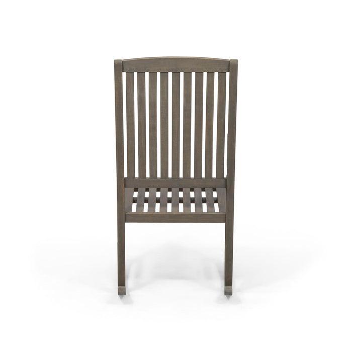 Outdoor Rocking Chair - Gray