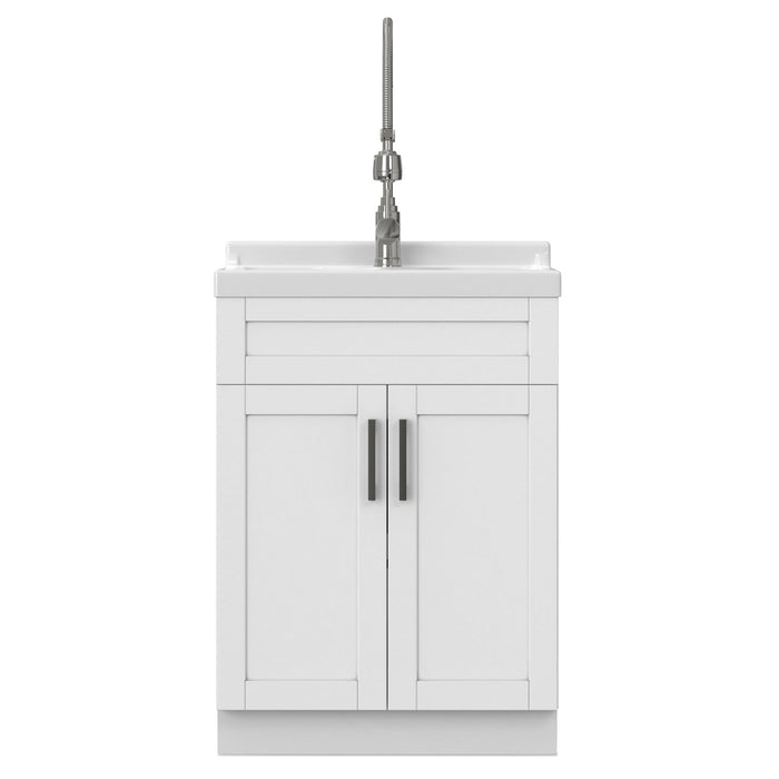 Hennessy - Deluxe Laundry Utility Sink And Cabinet
