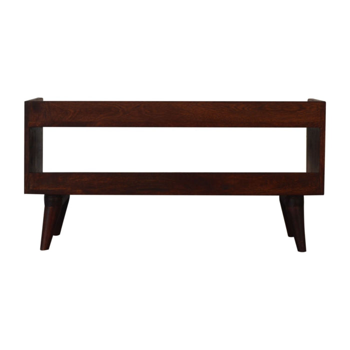 Nordic Storage Bench - Walnut