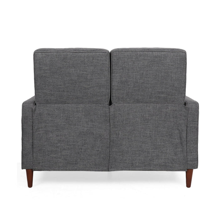 Manville - Contemporary Tufted Loveseat Pushback Recliner