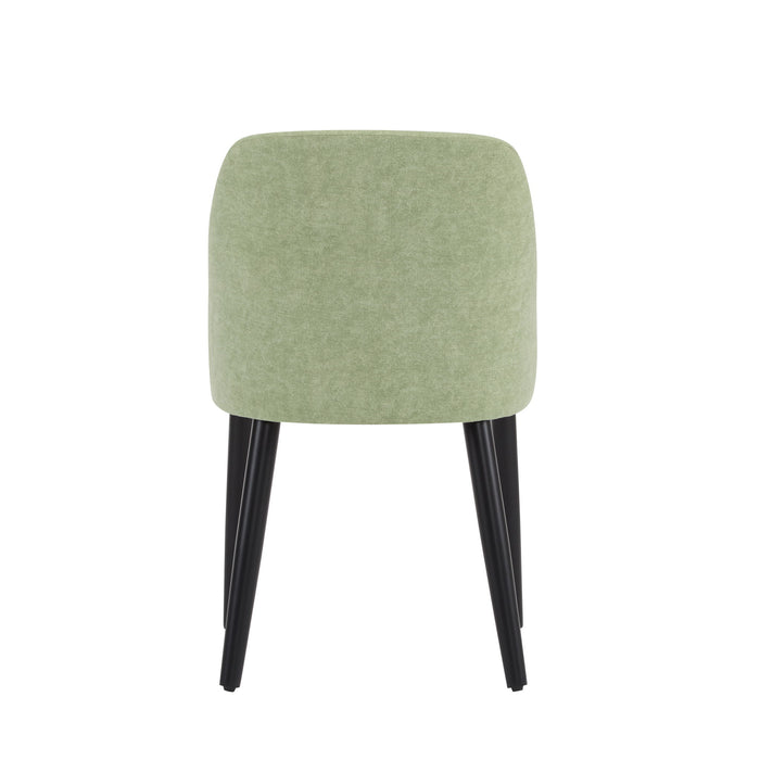 Modern Dining Chair With Curved Backrest