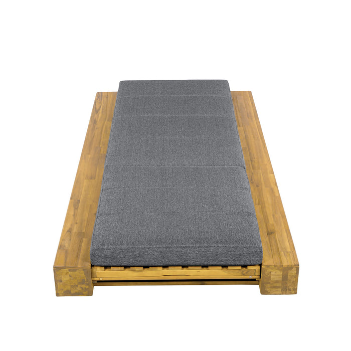 Outdoor Chaise Lounges With Water-Resistant Cushions