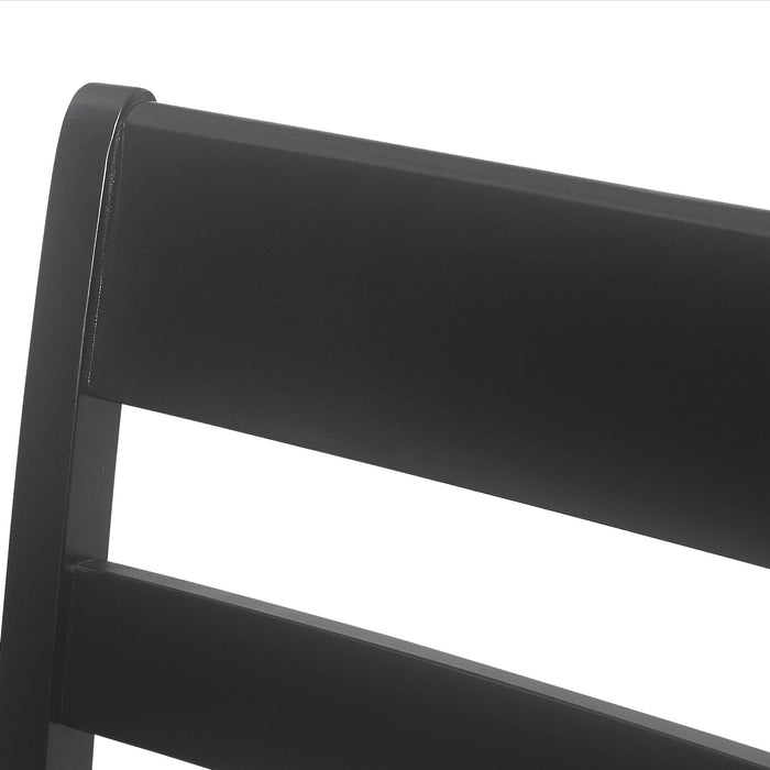 Farmhouse Upholstered Wood Counter Stools