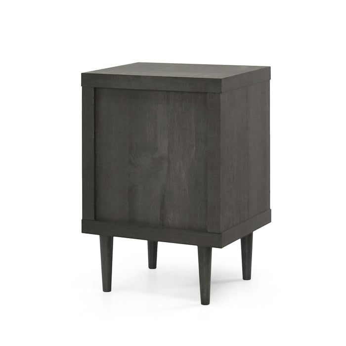 Nystrom - Mid Century Modern 2 Drawer Nightstand
