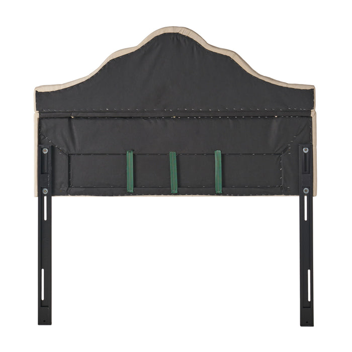Mardi - Fabric Queen / Full Headboard - Beige