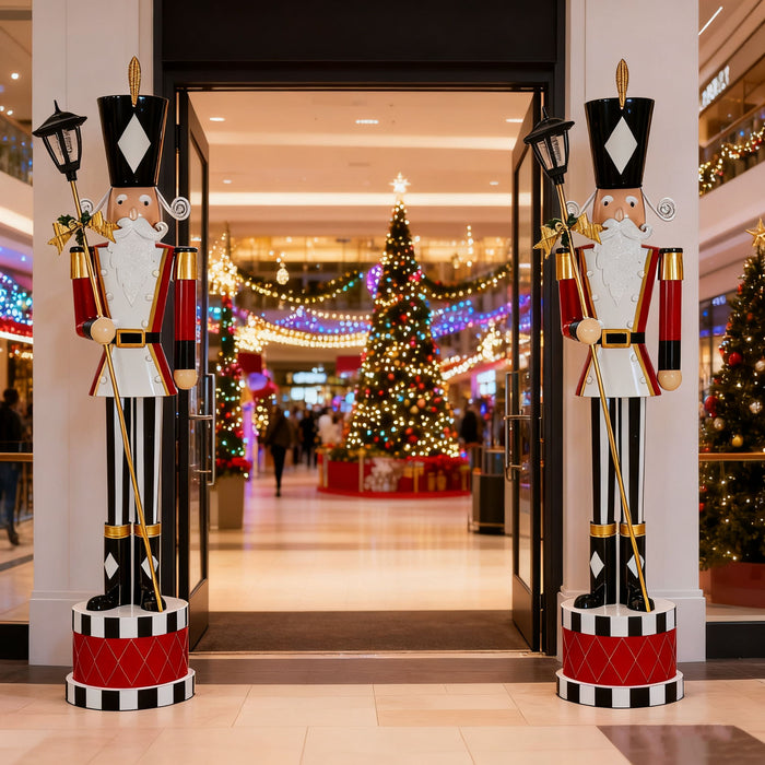Classic Nutcracker Holiday Decor With Timeless Design And Durable Construction - Red