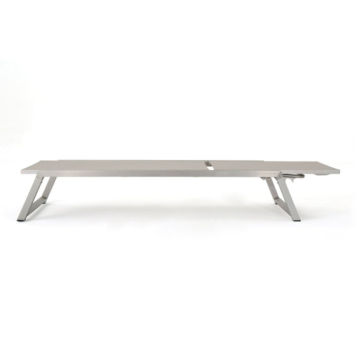 Myers - Modern Chaise Lounge Set With Adjustable Mesh Back