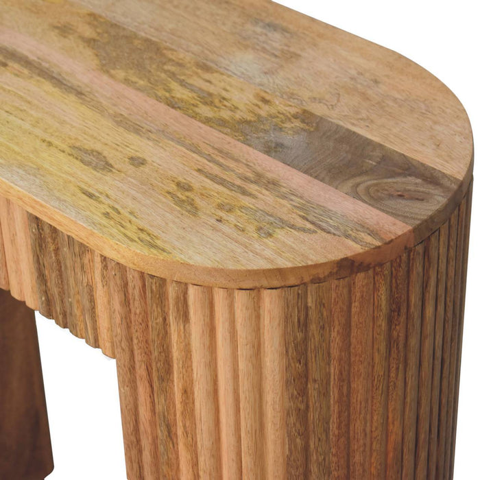 Soba - Straight Console Table - Oak