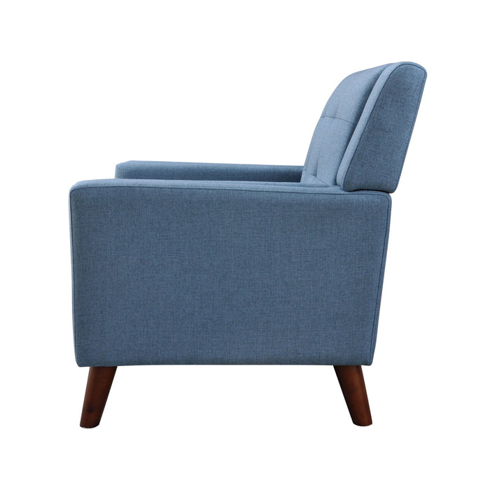 Luminaesque - Fabric Upholstered Armchair With Tufted Back