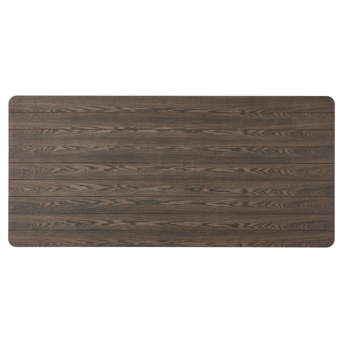 Farmhouse Charm Dining Table With Square Leg