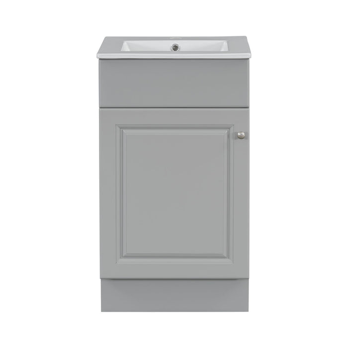 Bathroom Vanity With Sink, Cabinet With Adjustable Shelf