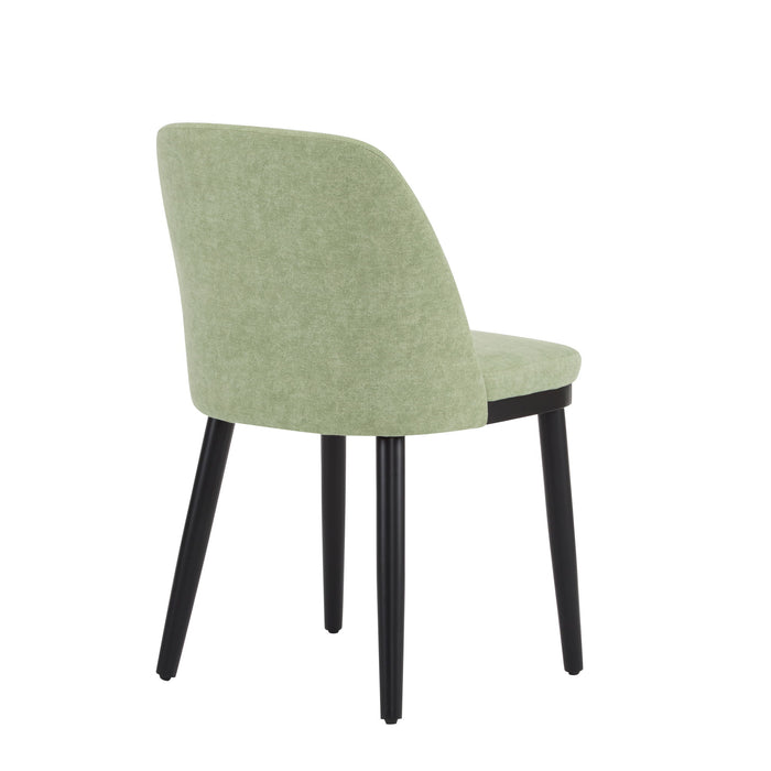 Modern Dining Chair With Curved Backrest