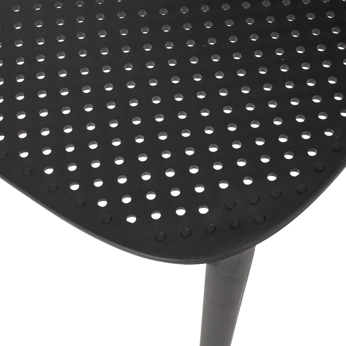 Outdoor Stacking Dining Side Chair (Set of 2)