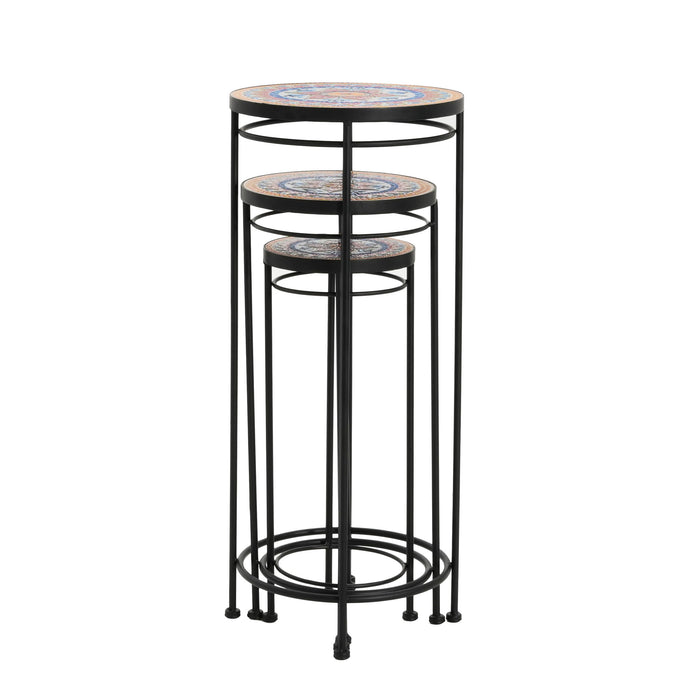 Wesley - Plant Stand - Black / Red