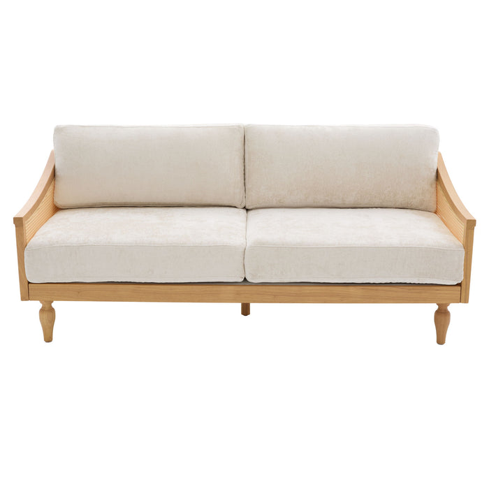 Loveseat Sofa With Armrests