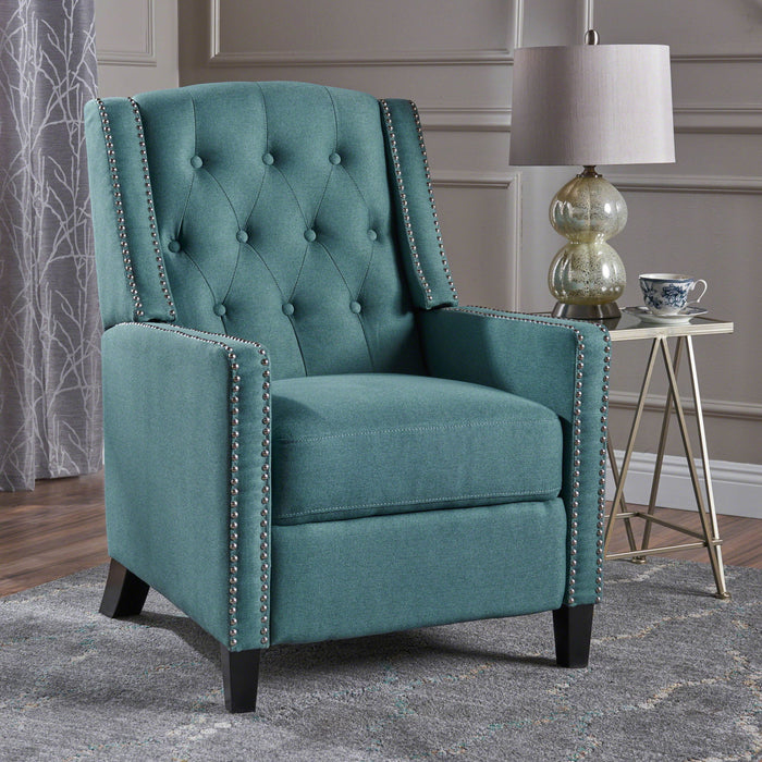 Classic Fabric Push Back Chair