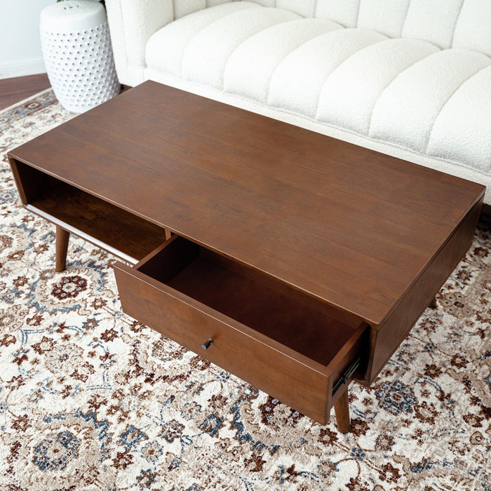 Caroline - Coffee Table - Walnut Brown