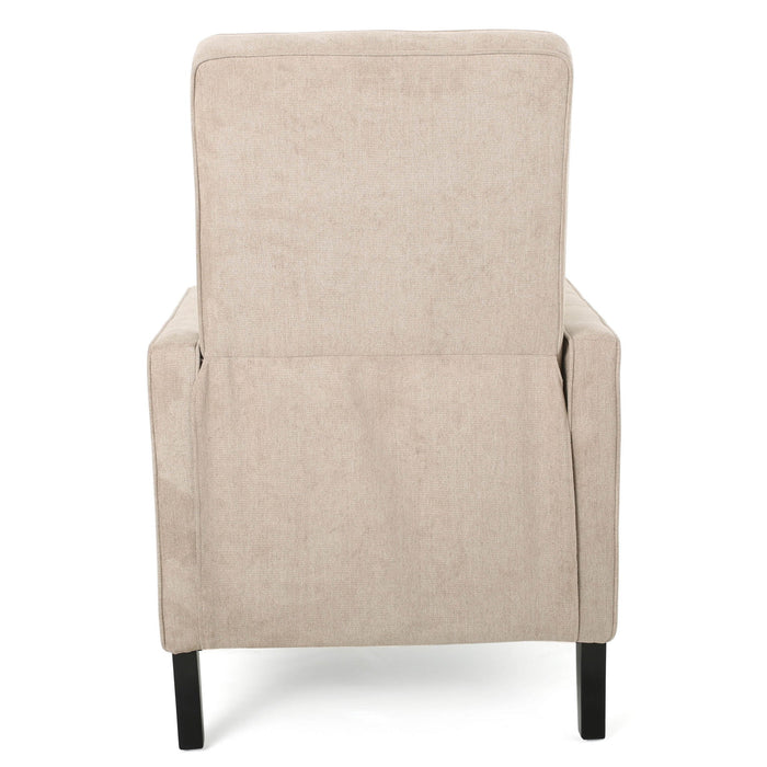 Minimalist Design Fabric Push Back Chair
