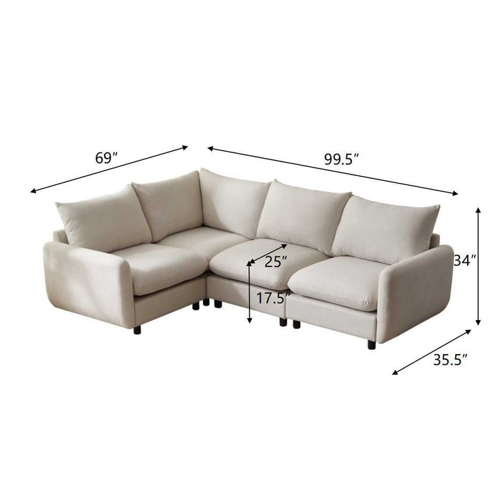 Modular Free Combination Sectional Sofa Couch