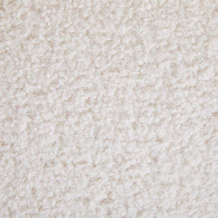 Modern Boucle Lounge Chair With Solid Wood Fram