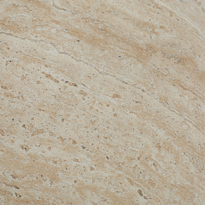 Outdoor Travertine Concrete Side Table - Beige