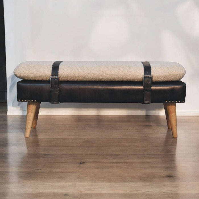 Buffalo - Hide Leather Bench