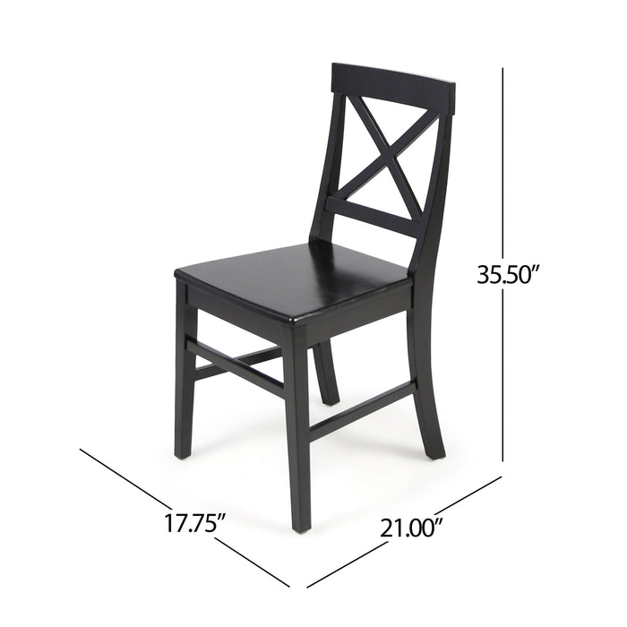 Plethora - Dining Chair With X Shaped Back (Set of 2)