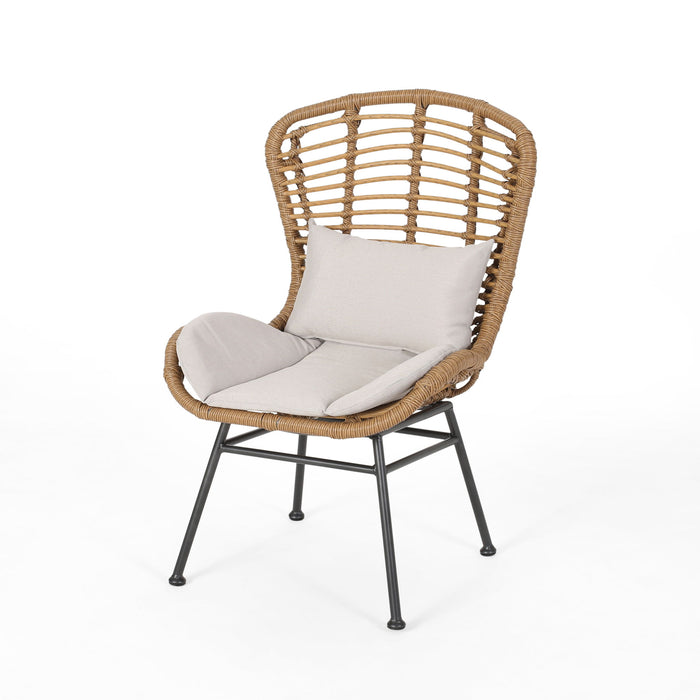 Calypso - Outdoor Chair With Water Resistance Cushion And Iron Frame