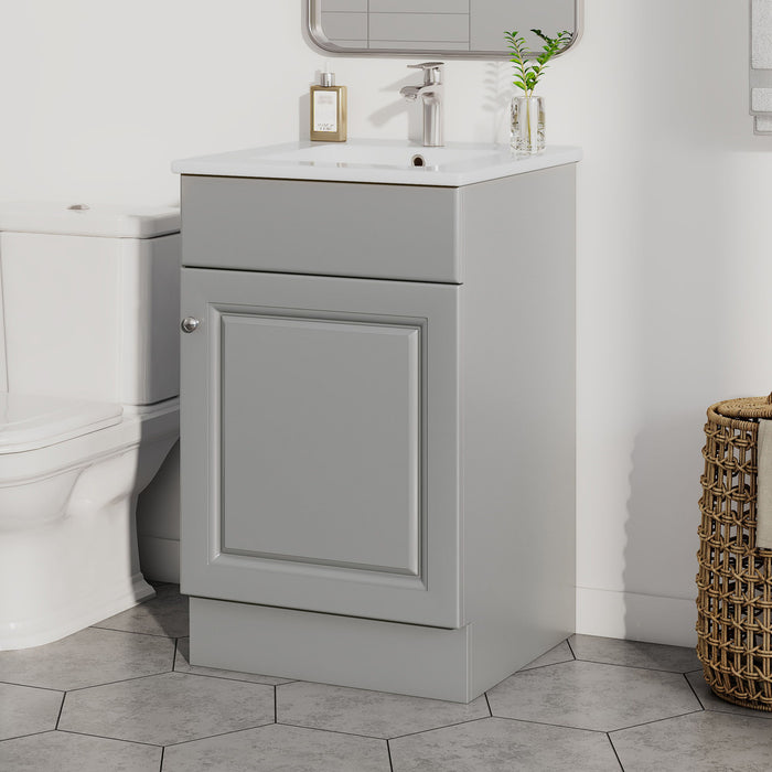 Bathroom Vanity With Sink, Cabinet With Adjustable Shelf