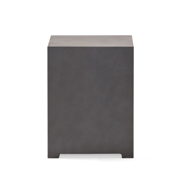 Modern Tank Holder Side Table With Powder Coated Frame