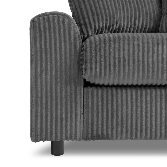 Sectional With Bluetooth Speakers L Shaped Couch With Console USB Charger, Cup Holders Storage Ottoman Deep And Wide Seat Cloud Sofa