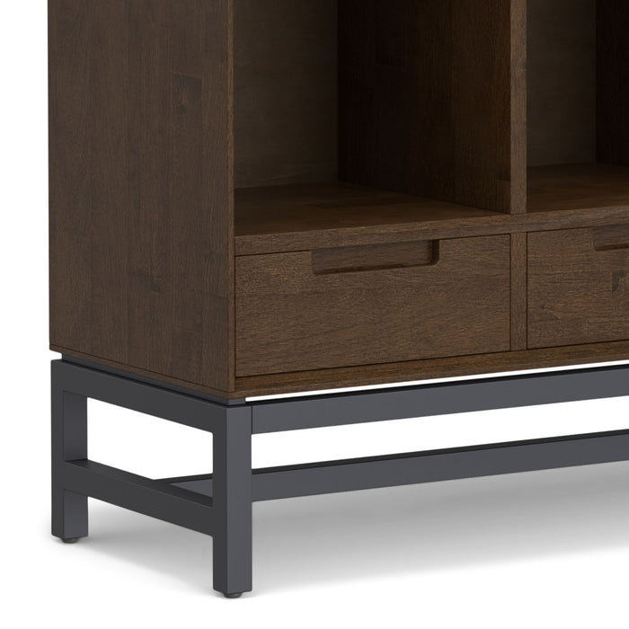 Banting - 9 Cube Bookcase With Drawers - Walnut Brown