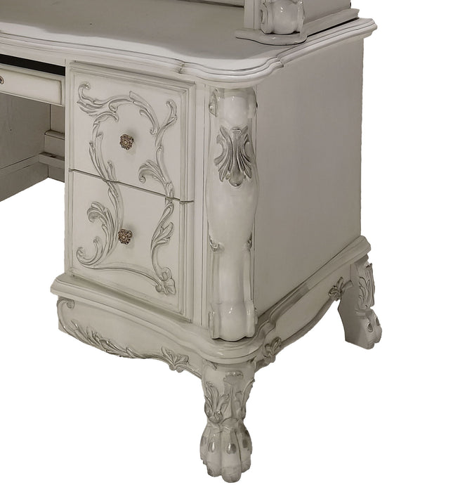 Dresden - Computer Desk Hutch - White