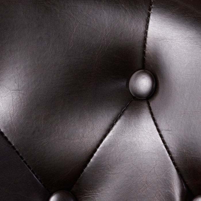 360 Degree Swivel Bar Stool With Stunning Nailhead Trim (Set of 2)