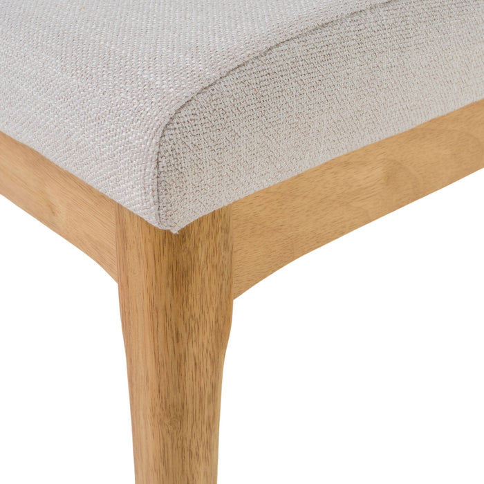 Contemporary Dining Chair SetWith Upholstered Fabric