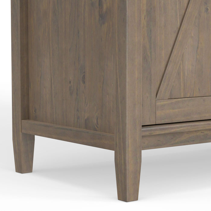 Ela - Sideboard With Wine Storage - Smoky Brown