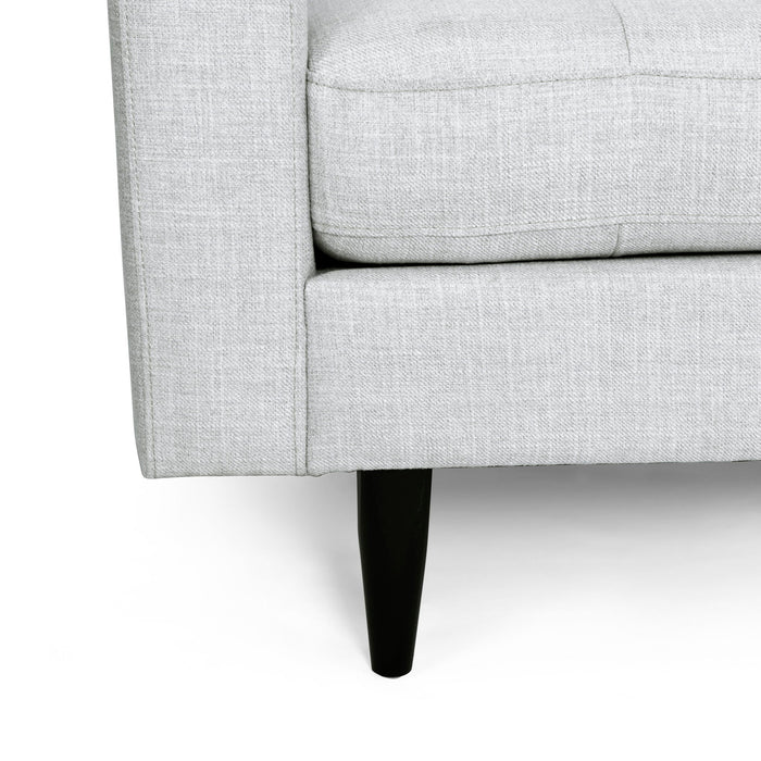 Jenny - Contemporary Tufted Fabric 3 Seater Sofa