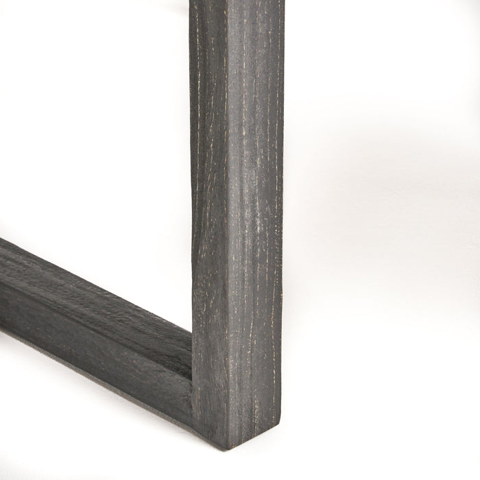 Outdoor Acacia Wood Dining Table, Sandblast Finish