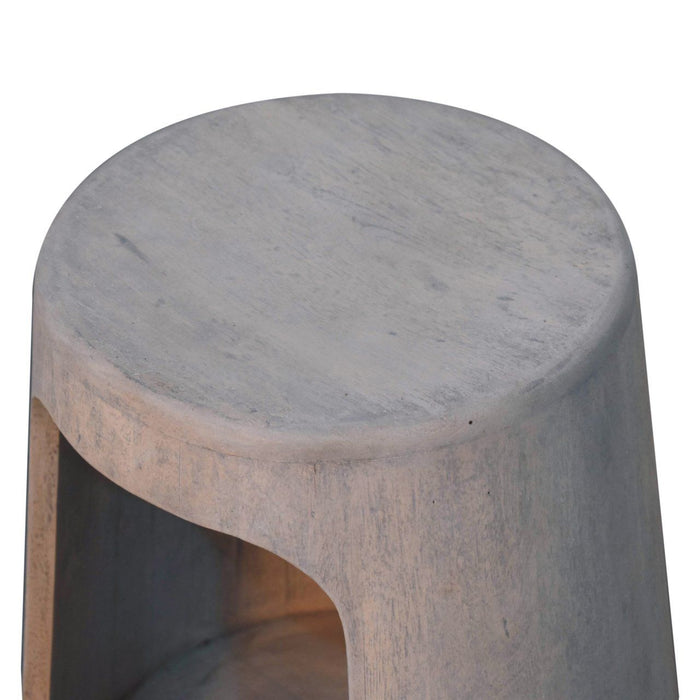 Acid - Open Side Table - Gray Ash