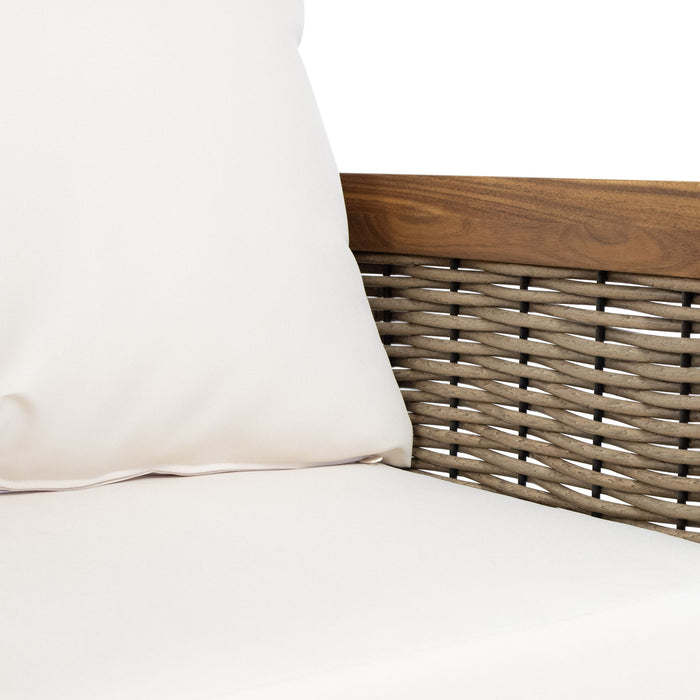 Outdoor Seating Group With Cushions And Coffee Table