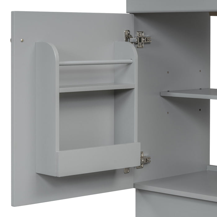 Bathroom Vanity With Sink, Cabinet With Adjustable Shelf