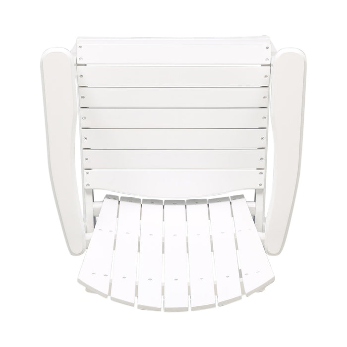 Outdoor Weather Resistant Acacia Wood Adirondack Dining Chairs (Set of 2)