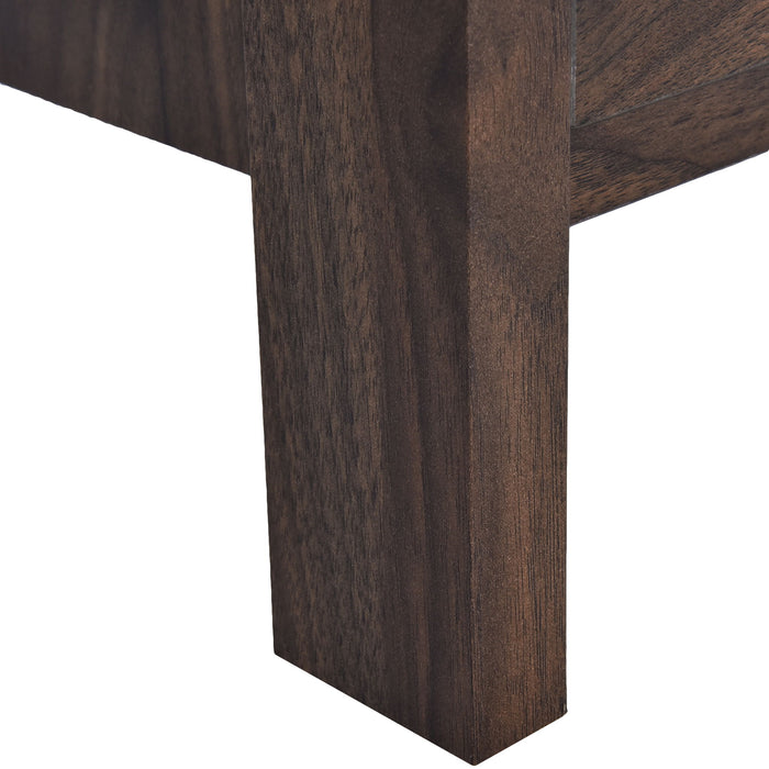 Titeca - Contemporary Wood 2 Drawer Nightstand