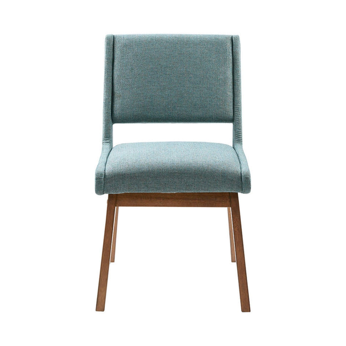 Dining Chair With Upholstered Seat And Back (Set of 2) - Blue