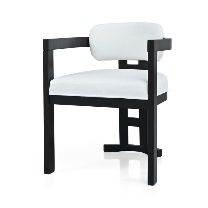 Stylish Indoor Upholstered Wood Dining Chair (Set of 2)