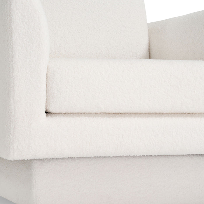 360° Modern Swivel Accent Chair Round Armchair, Thick Padded Single Lounge Sofa Upholstered Comfy