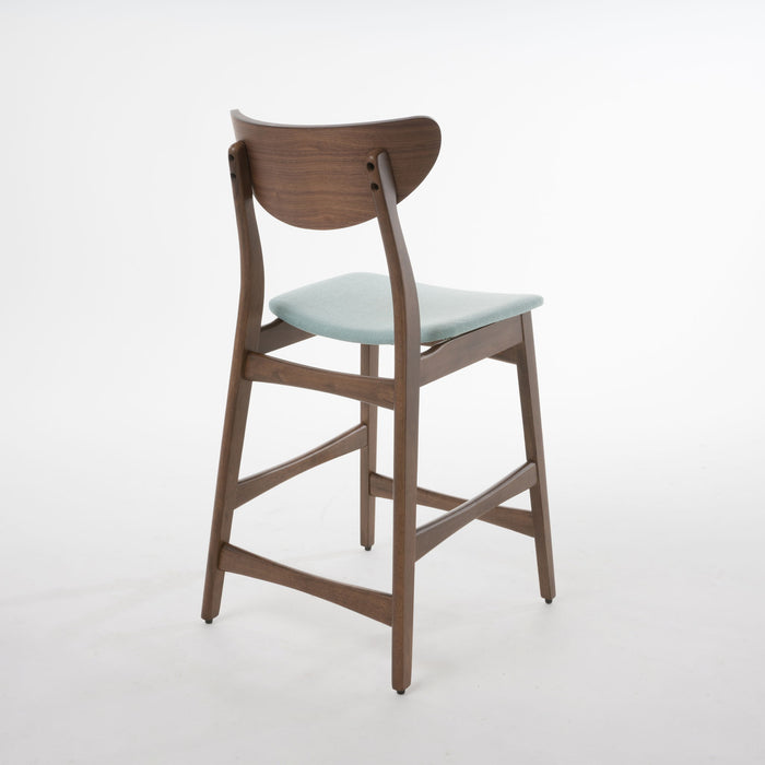 Elegant Counter Height Chair With Cushioned Seat